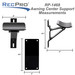 RV awning roller support measurements.