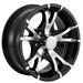 RV Wheel and Tire Package - T07 Black Machine