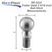 2 5/16" Hitch Ball Replacement for Trailer Valet 5X, XL and XLPro