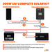 Rich Solar 200 Watt Complete RV Solar Kit