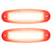 8" Oval Flush Mount LED Brake Light 2 Pack