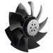 Replacement black indoor air conditioner fan assembly.