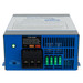 Blue and gray RecPro RV 75 amp smart charging converter front view.