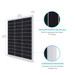 50 Watt 12 Volt Monocrystalline RV Solar Panel