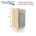 RV Cabinets Gray Shaker | Base 12" W | RTA Cabinets