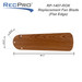Replacement Ceiling Fan Blades for 42" RV Ceiling Fan