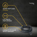 Rockford Fosgate RGB-6 6' Color Optix Extension Cable to be used with PMX-RGB