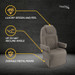 RecPro Nash Driver and Passenger RV Captain's Chair Set in Ultrafabrics® Brisa® Ash RecPro Nash Driver and Passenger RV Captain's Chair Set in Ultrafabrics® Brisa® Ash