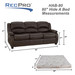 RecPro Charles 80" RV Sleeper Sofa with Hide A Bed