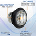 3/4" Clear/Amber LED Clearance Marker Bullet Lights