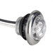 3/4" Clear/Clear LED Clearance Marker Bullet Lights
