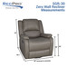 RecPro Charles 30" RV Recliner Swivel Glider Rocker Chair 