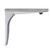 Foldable concession shelf bracket side profile.