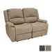 RecPro Charles 58" Double RV Wall Hugger Recliner Sofa in Cloth