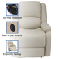 RecPro Charles 30" Powered RV Wall Hugger Recliner in Ultrafabrics® Brisa®