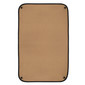 RV Window Shade for Entry Door with Snaps - Tan