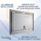 Square RV Baggage Door and Compartment Storage 18"w x 10"H