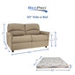 60" RV Sleeper Sofa with Hide-a-Bed Cloth