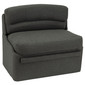 RecPro Charles 36" RV Dinette Booth in Cloth with Storage | Converts to Bed