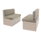 RecPro Charles RV Dinette Booth Cushions in Cloth with Memory Foam