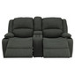 RecPro Charles 67" Powered Double RV Wall Hugger Recliner Sofa RV Loveseat in Cloth