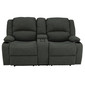 RecPro Charles 67" Powered Double RV Wall Hugger Recliner Sofa RV Loveseat in Cloth