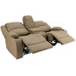 RecPro Charles 70" Powered Double RV Wall Hugger Recliner Sofa RV Loveseat in Cloth
