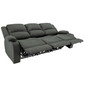RecPro Charles 80" Powered Triple RV Wall Hugger Recliner Sofa RV Loveseat in Cloth
