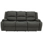 RecPro Charles 80" Powered Triple RV Wall Hugger Recliner Sofa RV Loveseat in Cloth