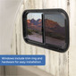 RV Window Teardrop 30" W x 20" H with Trim