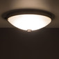 RV Ceiling Light 12V LED Nickel Finish