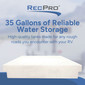 Alpha 35 Gallon 54" x 32" x 5.75" Fresh Water Tank 714002