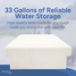 Alpha 33 Gallon 55" x 22" x 7.5" Fresh Water Tank VR225575W