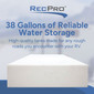 Alpha 38 Gallon 55" x 24" x 7" Fresh Water Tank VR24557W