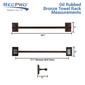 RV oil rubbed bronze towel rack measurements.