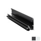 Black RV gutter awning trim.