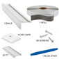RV Insert Roof Corner Trim with 3/4" Leg 92" Kit
