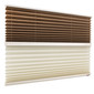 RV Day & Night Pleated Shades Cotton/Sand Stitchbond