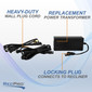 Replacement Power Zero Wall Recliner Transformer and Wall Plug