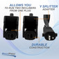 Replacement Power LAF / RAF Y Splitter for Running 1 Transformer
