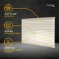 RV Pleated Shades Cotton
