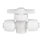 Flair It Barb-Barb 2 Way Stop Valve Fitting