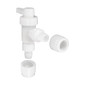  Flair It Barb-Barb Elbow Stop Valve Fitting 