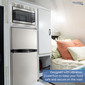 RV Refrigerator 10 Cubic Feet 12V Stainless Steel