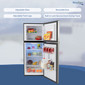 RV Refrigerator 10 Cubic Feet 12V Stainless Steel