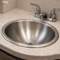 RV 10" x 13" Stainless Steel Oval Sink