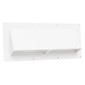 RV Range Vent Cover with Locking Damper White
