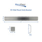 RV Wall Mount Rollover Sofa Wall Support Brackets with Hardware