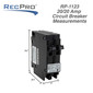 RV Circuit Breaker 20 Amp Double Breaker Siemens Q2020