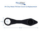 RV City Water Fill Dust Cover Cap Replacement